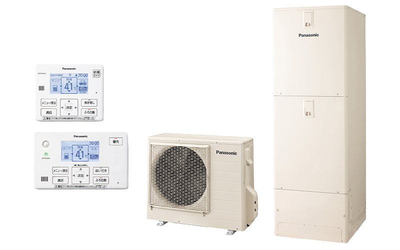 Panasonic エコキュート 370L  HE-S37LQS／460L HE-S46LQS｜AIエコナビ搭載のエコキュートで、給湯にかかる光熱費を節約